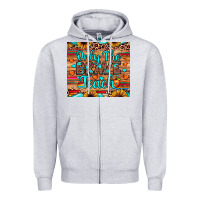 Heather Grey only the brave teach Zipper Hoodie - JahusDesignShop