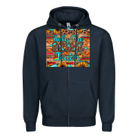 Navy only the brave teach Zipper Hoodie - JahusDesignShop