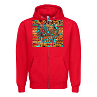 Red only the brave teach Zipper Hoodie - JahusDesignShop