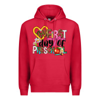 Cardinal my first day of preschool Premium Hoodie - NancyCooperArtShop