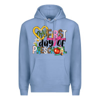 Colony Blue my first day of preschool Premium Hoodie - NancyCooperArtShop
