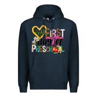 Navy my first day of preschool Premium Hoodie - NancyCooperArtShop