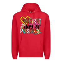 Red my first day of preschool Premium Hoodie - NancyCooperArtShop