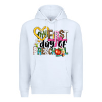 White my first day of preschool Premium Hoodie - NancyCooperArtShop