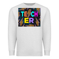 Oatmeal Heather Western Teacher Flash Premium Sweatshirt - LillyAllenDesigns