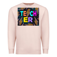 Pale Pink Western Teacher Flash Premium Sweatshirt - LillyAllenDesigns
