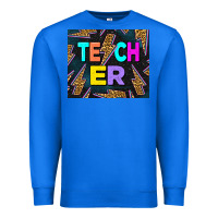 True Royal Western Teacher Flash Premium Sweatshirt - LillyAllenDesigns