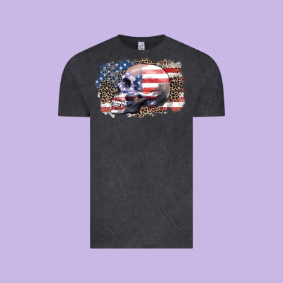 American Skull Vintage Tee Designed By Zillion Design Studio
