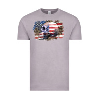 Vintage Zinc american skull Vintage Tee - Zillion Design Studio