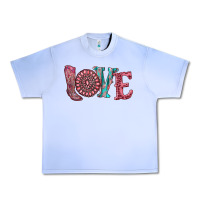 Grape Ice valentine's day love with boots and gemstone Urban Heavy Tee - RanaPortraitStore