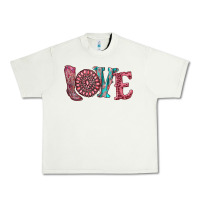 Pistachio valentine's day love with boots and gemstone Urban Heavy Tee - RanaPortraitStore