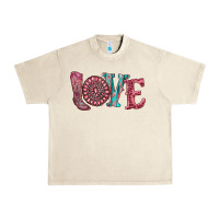 Sandshell valentine's day love with boots and gemstone Urban Heavy Tee - RanaPortraitStore