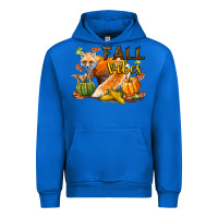 Cobalt Fall Vibes Fox Urban Hoodie - LillyAllenDesigns