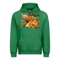 Emerald Fall Vibes Fox Urban Hoodie - LillyAllenDesigns