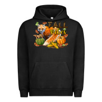 Pigment Black Fall Vibes Fox Urban Hoodie - LillyAllenDesigns