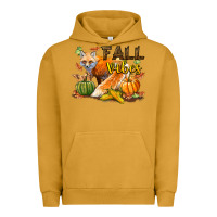 Pigment Peanut Butter Fall Vibes Fox Urban Hoodie - LillyAllenDesigns