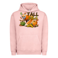 Pigment Salmon Fall Vibes Fox Urban Hoodie - LillyAllenDesigns