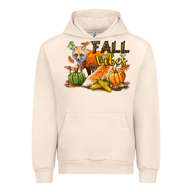 Fall Vibes Fox Urban Hoodie by LillyAllenDesigns | Teevron