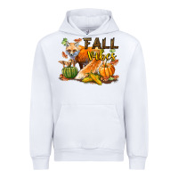 White Fall Vibes Fox Urban Hoodie - LillyAllenDesigns