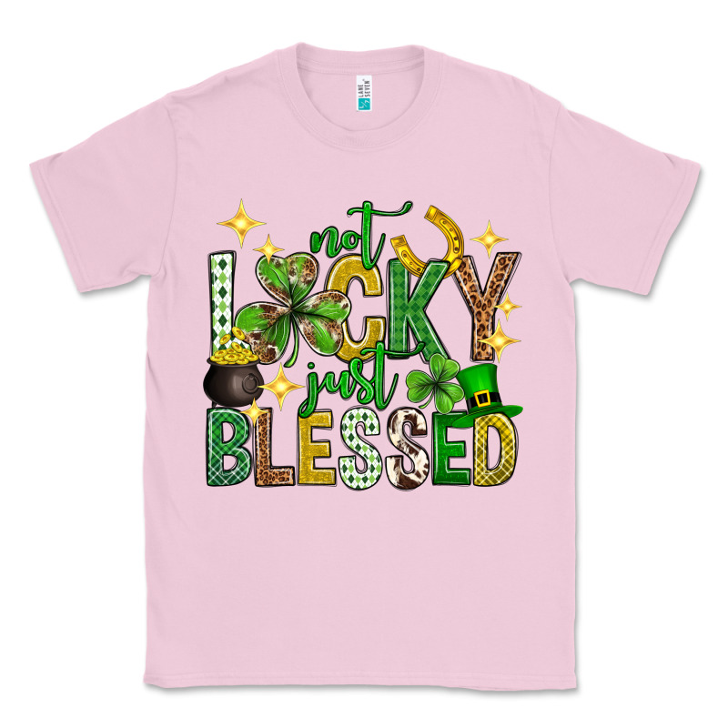 Not Lucky Just Blessed St. Patricks Day Classic Tee by Neo Western | Teevron