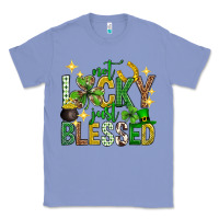 Colony Blue Not lucky just blessed st. patricks day Classic Tee - Neo Western