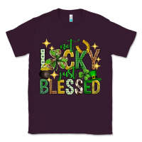 Plum Not lucky just blessed st. patricks day Classic Tee - Neo Western