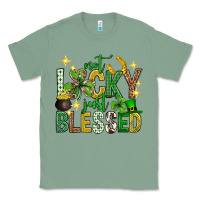 Sage Not lucky just blessed st. patricks day Classic Tee - Neo Western