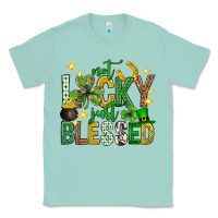 Seafoam Not lucky just blessed st. patricks day Classic Tee - Neo Western