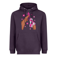 Plum afro sneakers and heels Heavyweight Hoodie - NancyCooperArtShop