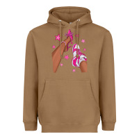 Toasted Coconut afro sneakers and heels Heavyweight Hoodie - NancyCooperArtShop