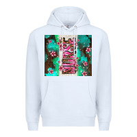 Pink Floral Nurse With Flowers Premium Hoodie | Teevron
