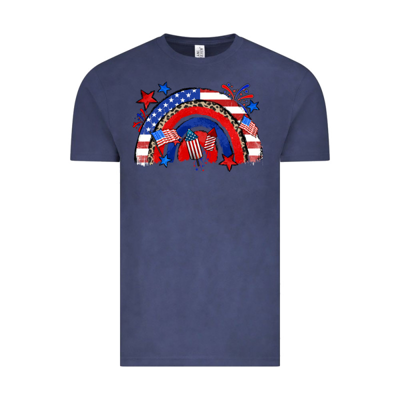 American Rainbow Vintage Tee by Zillion Design Studio | Teevron