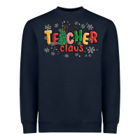 Navy teacher claus Heavyweight Sweatshirt - MaliasSmallBusiness
