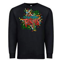 Black western desert christmas texas map Premium Sweatshirt - Jasminsmagicworld