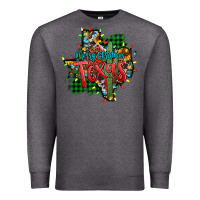Charcoal Heather western desert christmas texas map Premium Sweatshirt - Jasminsmagicworld