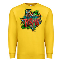 Lemon western desert christmas texas map Premium Sweatshirt - Jasminsmagicworld