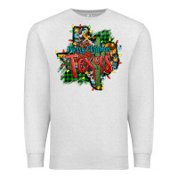 Oatmeal Heather western desert christmas texas map Premium Sweatshirt - Jasminsmagicworld
