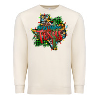 Sandshell western desert christmas texas map Premium Sweatshirt - Jasminsmagicworld