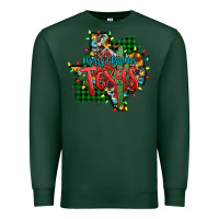 Sports Green western desert christmas texas map Premium Sweatshirt - Jasminsmagicworld