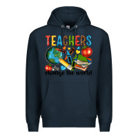 Navy teachers change the world Premium Hoodie - NancyCooperArtShop