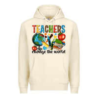 Sandshell teachers change the world Premium Hoodie - NancyCooperArtShop
