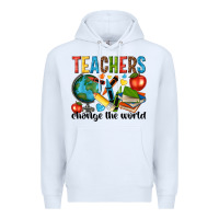 White teachers change the world Premium Hoodie - NancyCooperArtShop