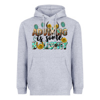 Heather Grey adulting is some bullshit Heavyweight Hoodie - NancyCooperArtShop