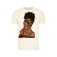 Vintage Arctic afro black woman profile juneteenth Vintage Tee - texasbilliewilder