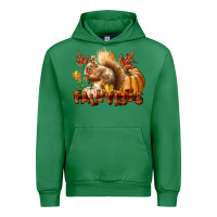 Emerald Fall Vibes Squirrel Urban Hoodie - LillyAllenDesigns