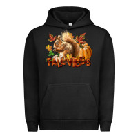 Pigment Black Fall Vibes Squirrel Urban Hoodie - LillyAllenDesigns