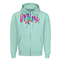 Seafoam mini Zipper Hoodie - JahusDesignShop
