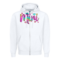White mini Zipper Hoodie - JahusDesignShop
