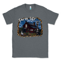 Charcoal Heather farm life2 Classic Tee - SublimationCraftShop
