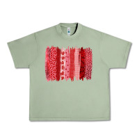 Oil Green valentine's day brushstroke Urban Heavy Tee - RanaPortraitStore